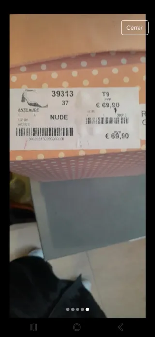 Zapatos Ante Nude Talla 37,los compré  en Yolanda