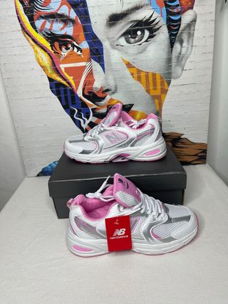 New Balance Scarpe Running Donna Rosa Bianco