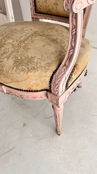 sillón butaca vintage estilo francés