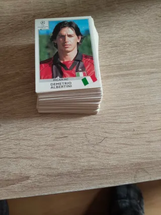 100 Cromos de fútbol Champions League 99/00