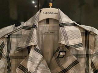 Chaqueta Zara Basic Cuadros