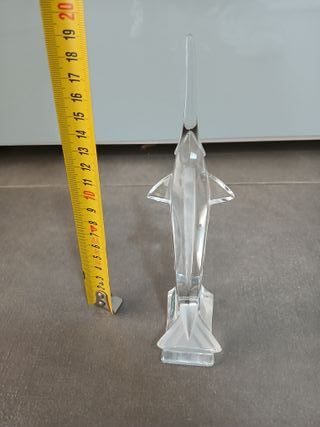 Scultura Pesce Spada Cristallo JD Durand
