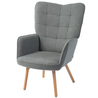 Butaca Dormitorio Respaldo Alto Reposabrazos