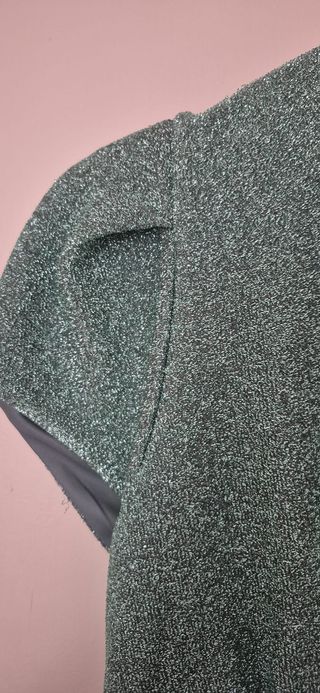 Vestido ANIYE BY verde plateado