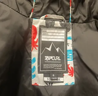 Cazadora Rip Curl estampada 6 años