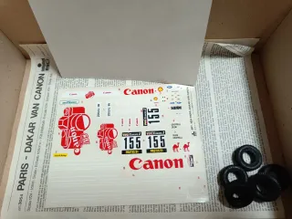 Maqueta Ford Transit Paris-Dakar 1/24 ESCI