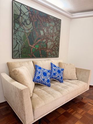 Sofá Casadesús Marlow Gris y Amarillo