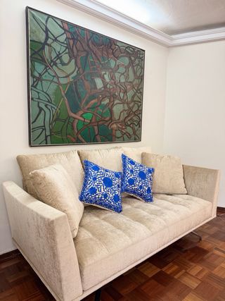 Sofá Casadesús Marlow Gris y Amarillo