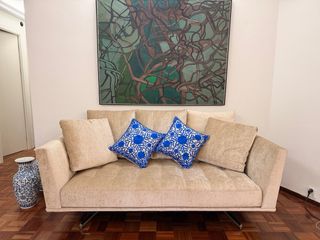 Sofá Casadesús Marlow Gris y Amarillo