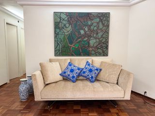 Sofá Casadesús Marlow Gris y Amarillo