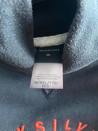 Sudadera Niño Quiksilver Negra