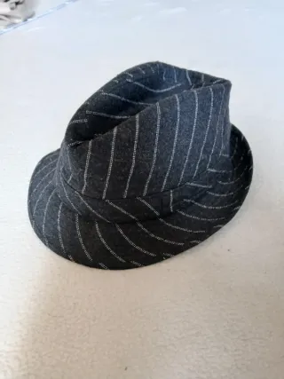 Cappello elegante invernale gessato S