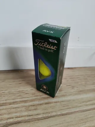 Bolas Pelota Golf Titleist AVX YELLOW amarillas