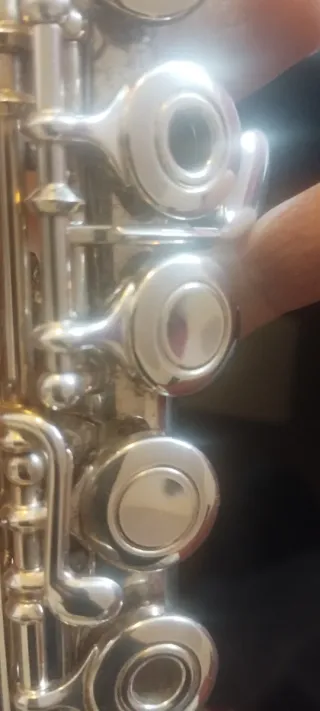 Flauta Travesera Yamaha 261 con estuche y trapo