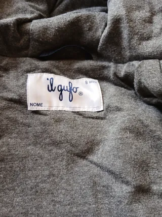 Giubbotto bambino imbottito blu "Il gufo"