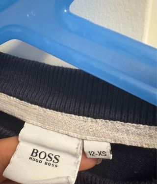 Sudadera Hugo Boss Azul Niño. Size 12, XS