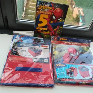 Lote cajas almacenaje 20y libro