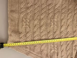 Jersey de punto trenzado beige