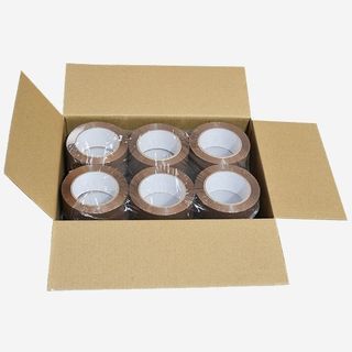 36 rollo precinto marrón 132mt