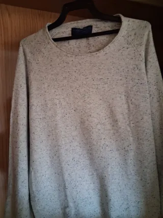 Jersey Pull and Bear gris jaspeado Talla S