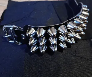 Bracciale Punk Metallo Spikes UK77