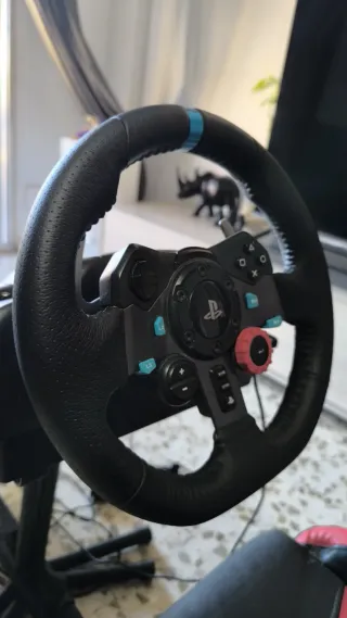 Asiento y Volante Gaming Completo