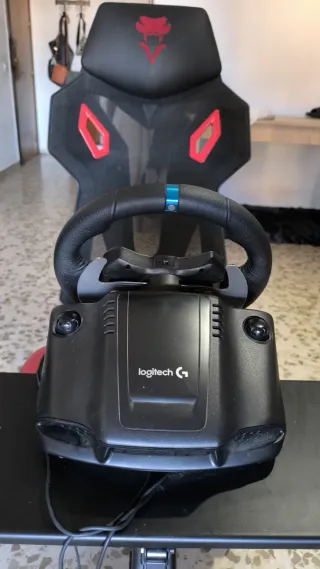 Asiento y Volante Gaming Completo