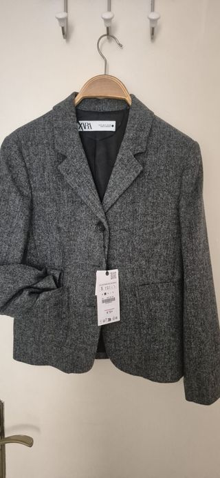 Traje Zara Chaqueta y Falda Talla S