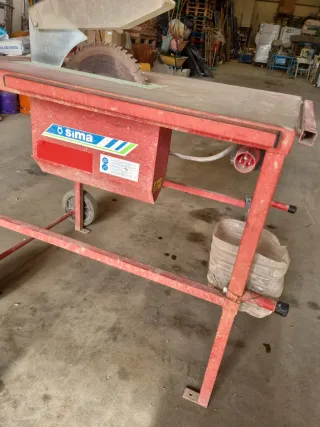 Tronzadora/Cortadora de madera SIMA trifásica