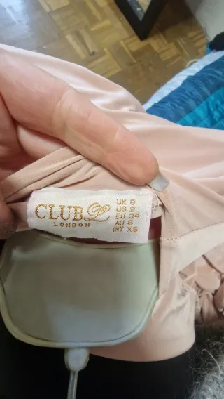 Vestido Club London Beige Talla sx