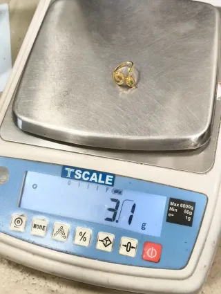 Anillo Dama "Tu y yo" Oro 18kt