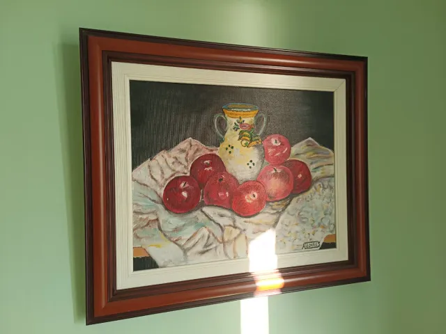 Cuadro Marco Madera y Papel