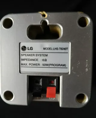 Pareja Altavoces LG Negros