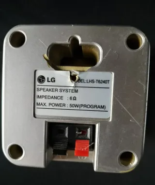 Pareja Altavoces LG Negros