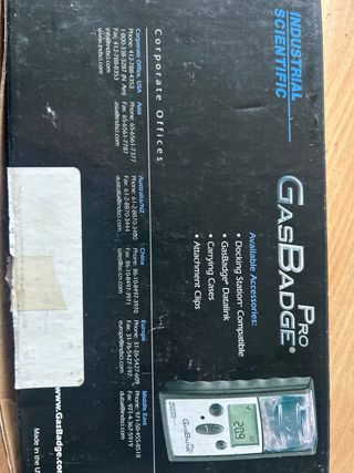 Detector Gas Profesional GasBadgePro