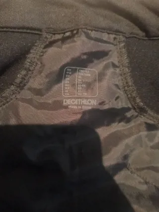 Chaleco Decathlon Talla XL Negro