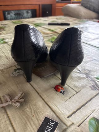 Tacones Lodi Piel Negro Talla 37