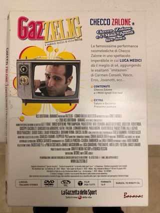 DVD Checco Zalone - Gazzelig