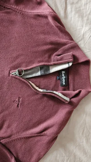 Jersey Barbour Rojo Talla S Hombre