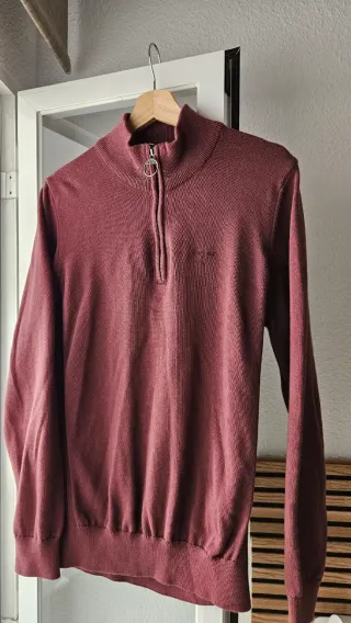 Jersey Barbour Rojo Talla S Hombre