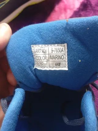 Zapatillas Fútbol Sala Azul y Amarillo