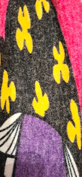 Vestito bambina collo alto stampa gufi 8 anni