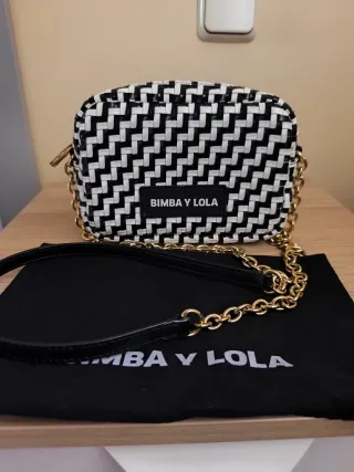 Bolso Bimba y Lola negro y blanco