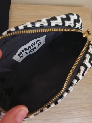 Bolso Bimba y Lola negro y blanco