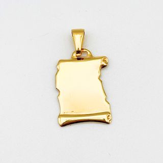 Colgante Oro 18K, Pergamino, 2.05gr