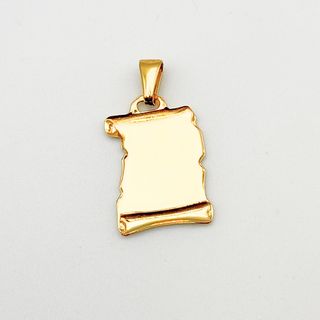 Colgante Oro 18K, Pergamino, 2.05gr