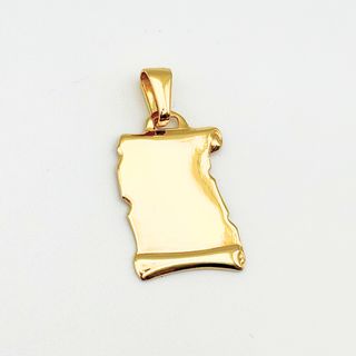 Colgante Oro 18K, Pergamino, 2.05gr