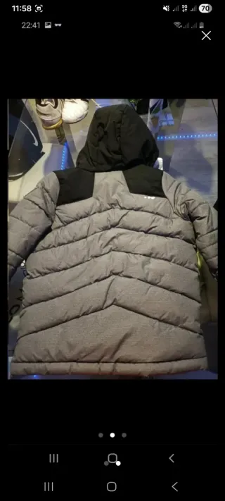 Chaqueta niño impermeable 5-7 años