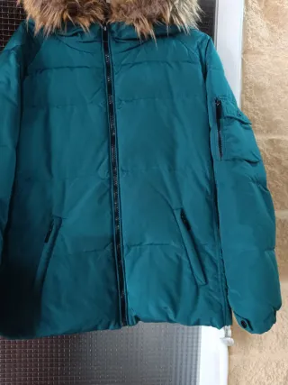 Chaqueta acolchada talla 5XL con capucha