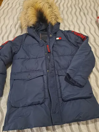 Parka Azul Tommy Hilfiger azul marino, 140 cm